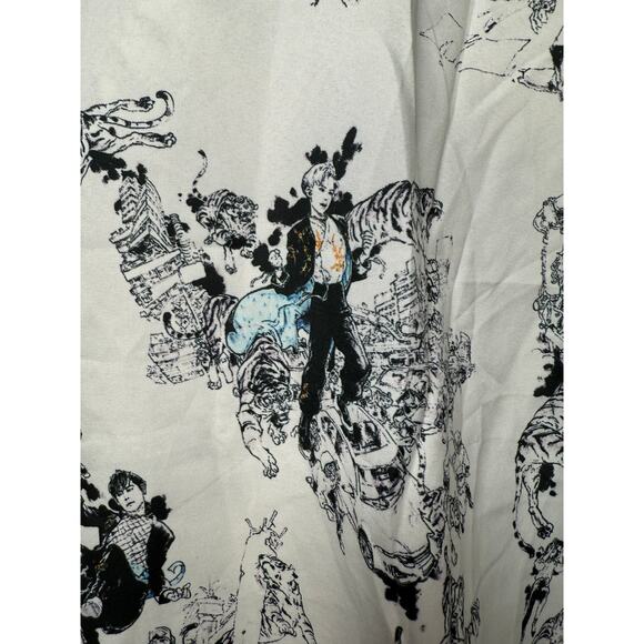 SuperM X Kim Junggi Tiger Inside Art Print Shirt Jung Gi RARE size M - Picture 6 of 12